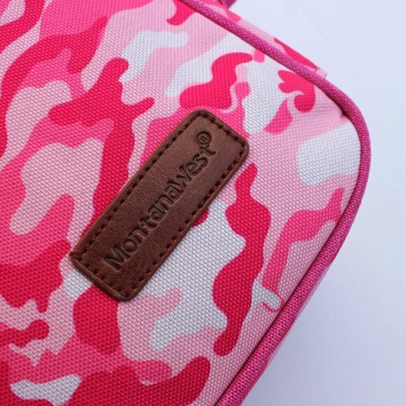 MWB-6005PK Montana West Camouflage Camo Print Pink Canvas Bible Cover & Bookmark - Picture 9 of 13